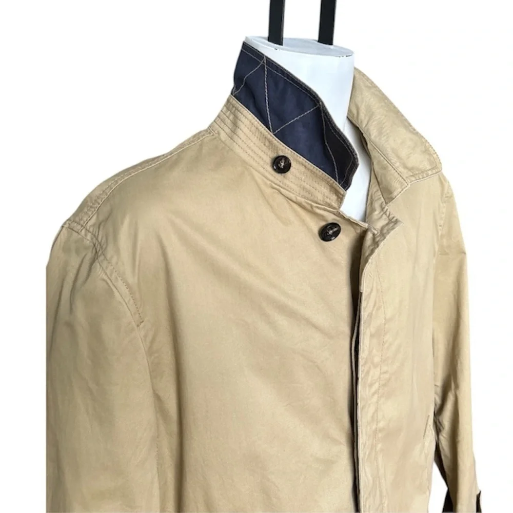 Emidio Tucci Men’s  100% Cotton Classic TRENCH
COAT, Size 56 (46/XL?) - Picture 3 of 8